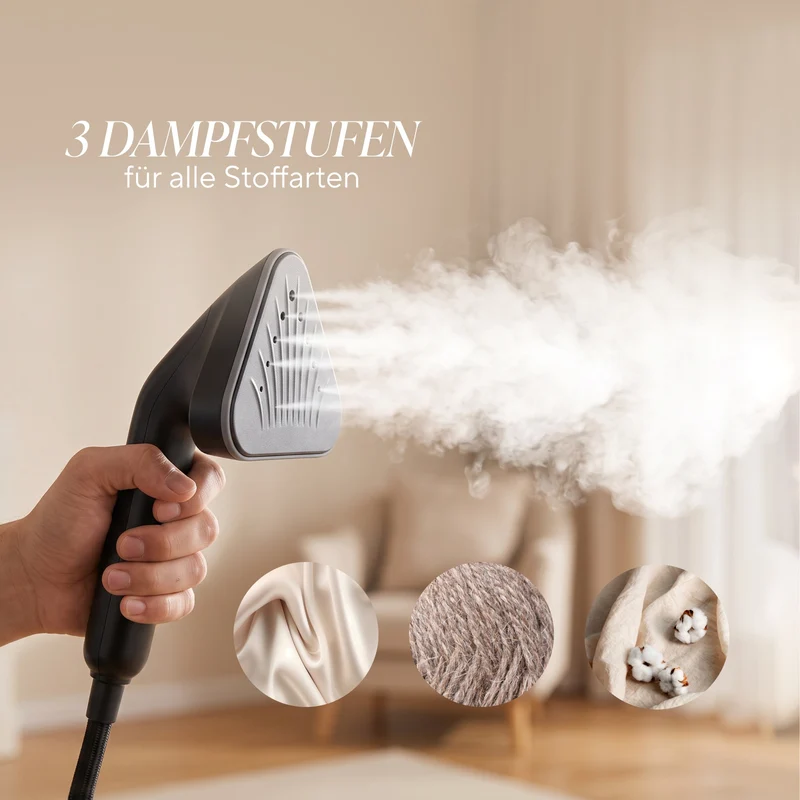 Vertikale Dampfbügelstation IronSteam Duo mit Bügelbrett