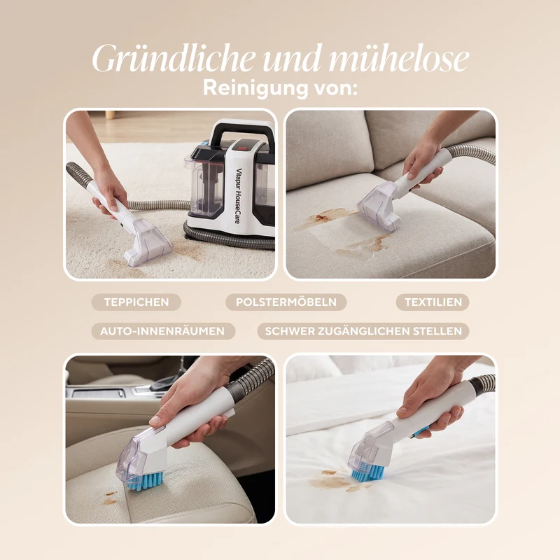 Waschsauger StainMaster PRO, 750 W – zur Reinigung von Teppichen, Polstern, Autositzen
