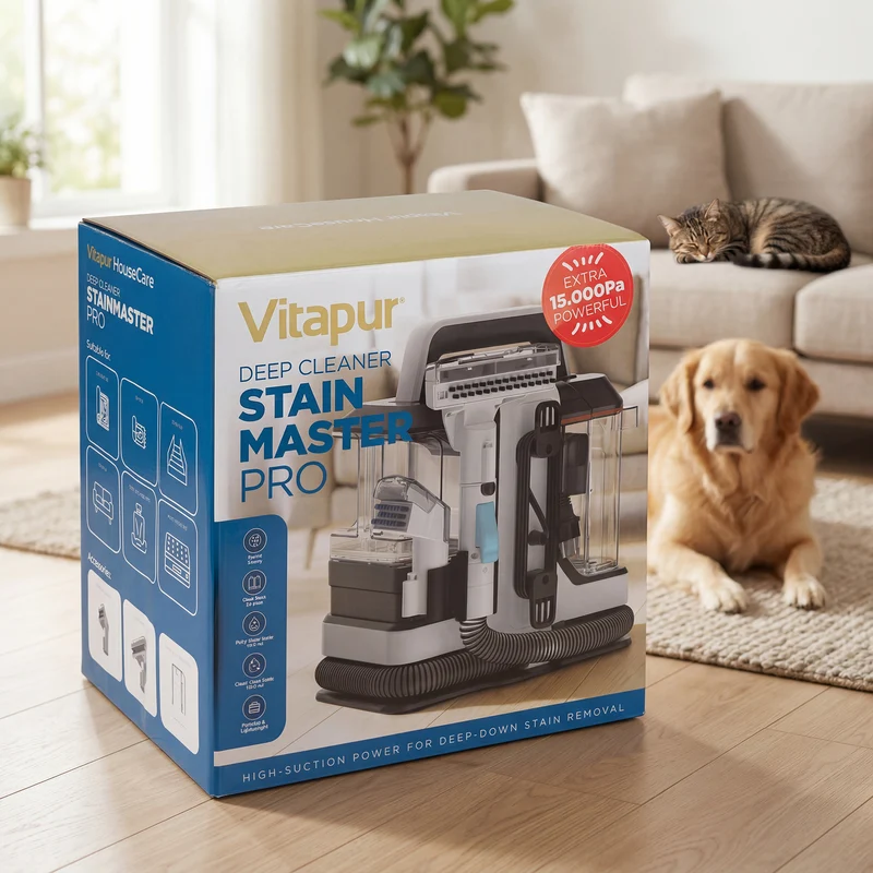 Waschsauger StainMaster PRO, 750 W – zur Reinigung von Teppichen, Polstern, Autositzen