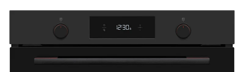Sharp K-71P28BNH-EU Built-In 78lt. Pyrolytic Multifunction Oven, Matte Black