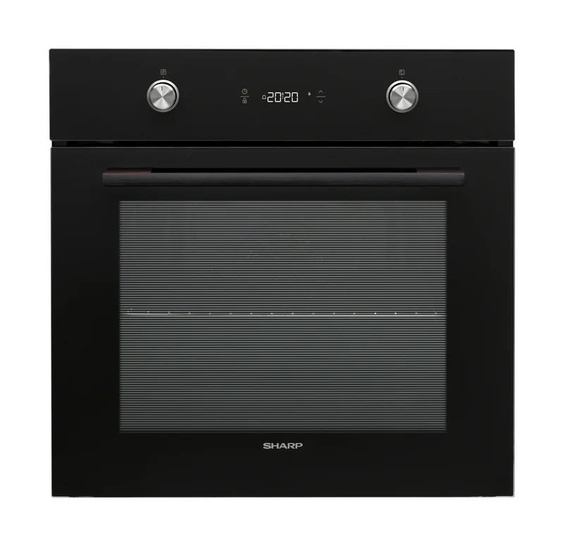 Sharp K-60P19BNL-EU Built-In 69lt. Standard Multifunction Oven, Black