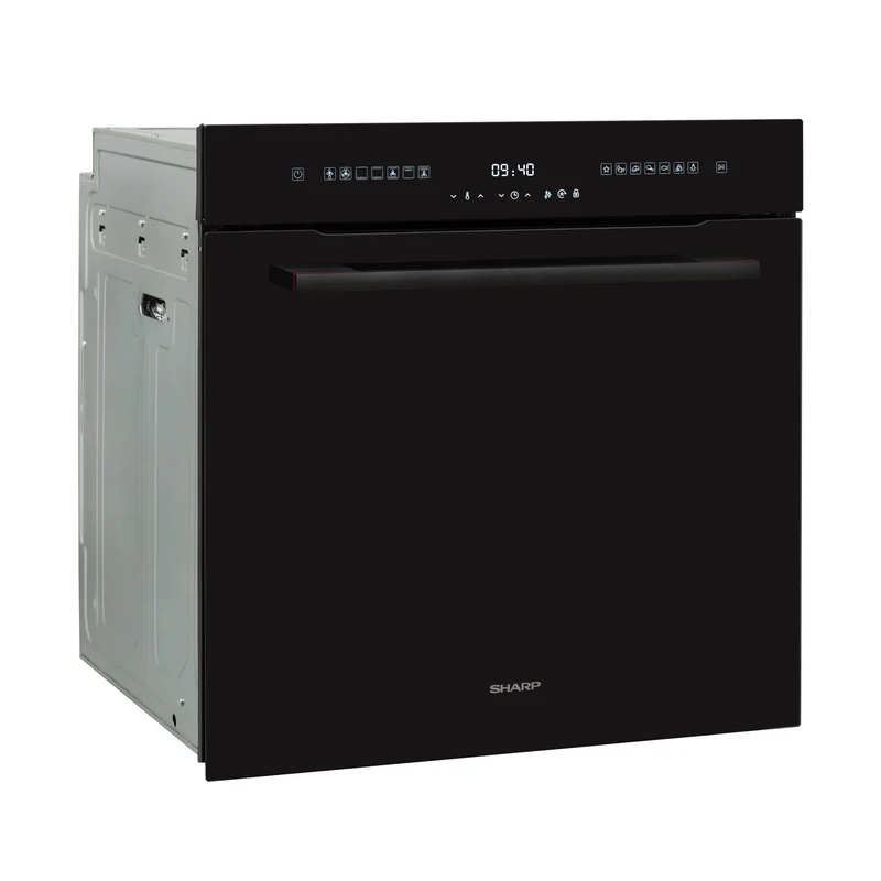 Sharp KA-75L64BNH-EU Built-In 73lt. Standard Multifunction Oven, Pure Black