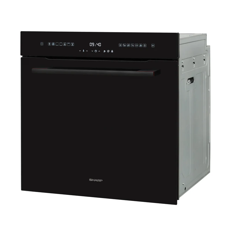 Sharp KA-75L64BNH-EU Built-In 73lt. Standard Multifunction Oven, Pure Black