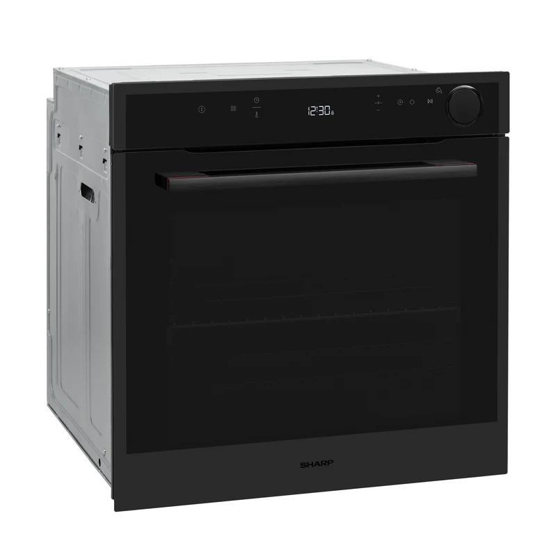 Sharp KA-73F68BNH-EU Built-In 78lt. Steam Assisted Multifunction Oven, Matte Black