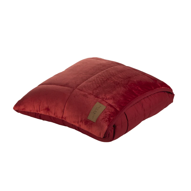 Dekokissen-Decke mit Fußtasche Svilanit SoftTouch 4-in-1