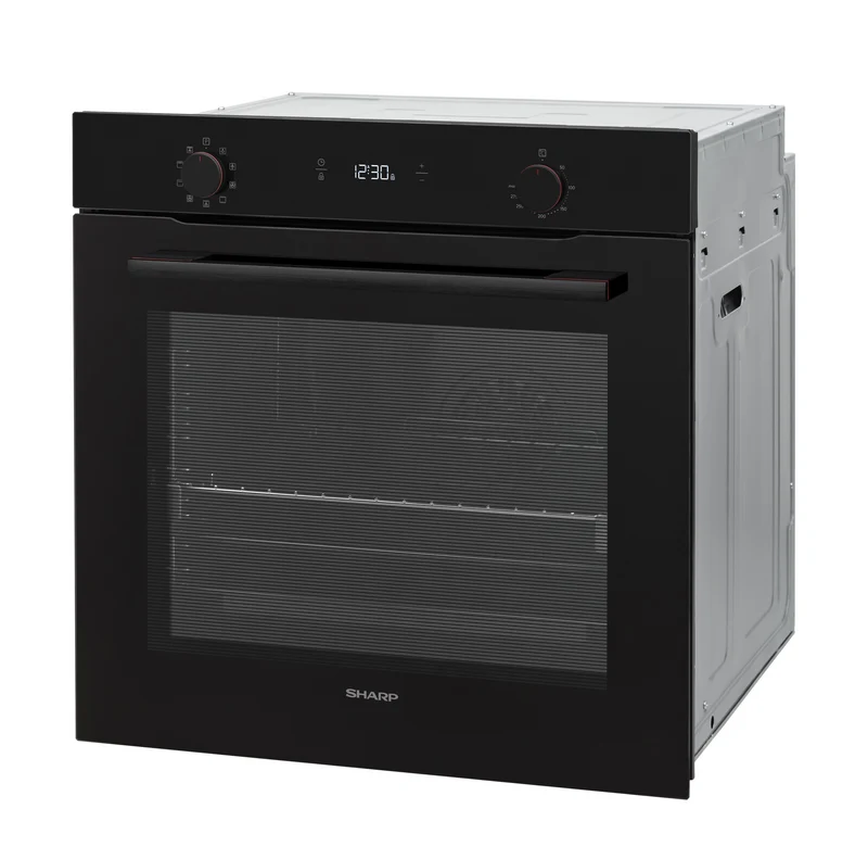 Sharp KA-70P19BNM-EU Built-In 78lt. Standard Multifunction Oven, Black