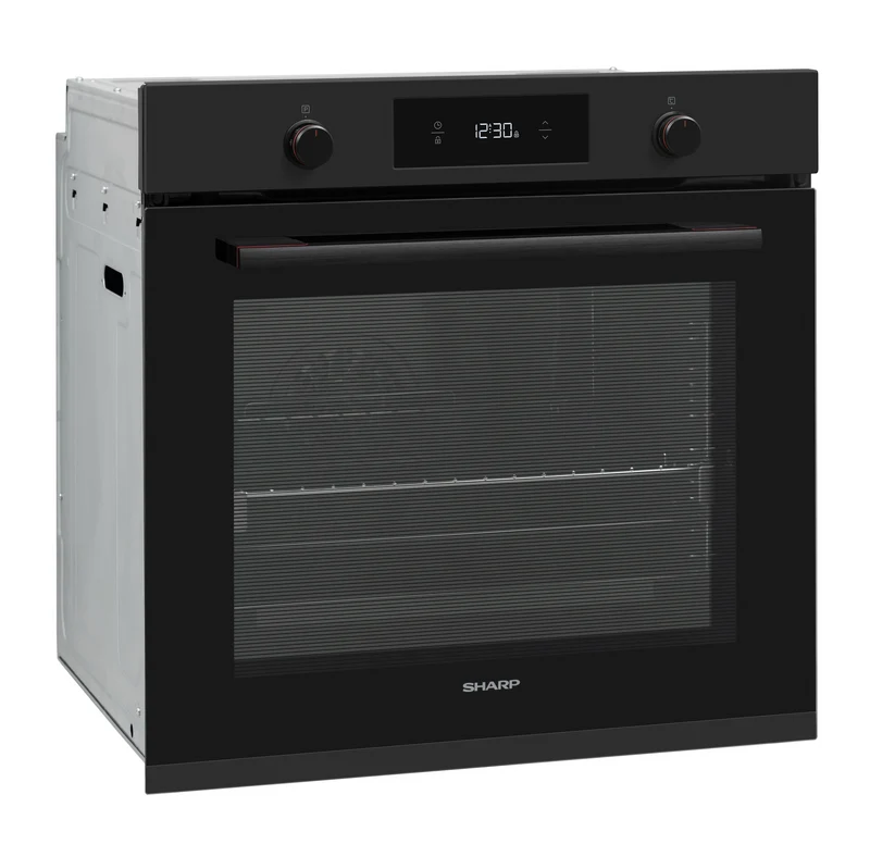 Sharp K-70P19BNH-EU Built-In 78lt. Standard Multifunction Oven, Matte Black