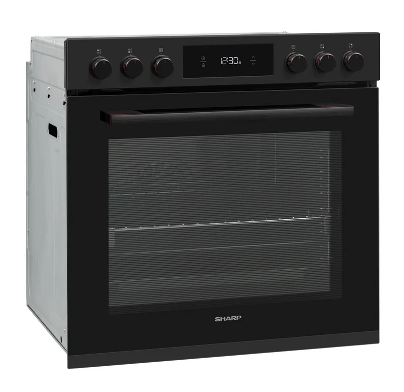 Sharp K-72P19BNH-EU Built-In 78lt. Polyvalent Multifunction Oven, Matte Black