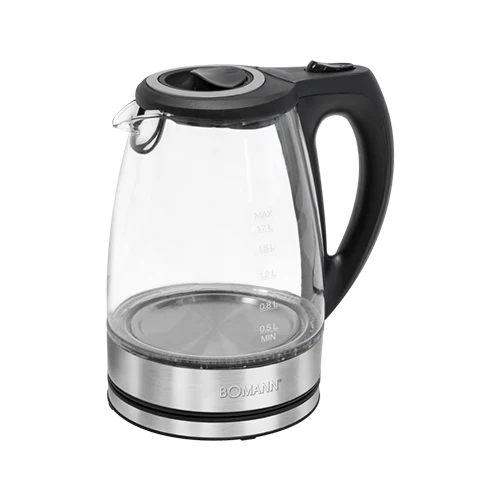 Bomann WKS 6032 G CB Glas-Wasserkocher 1,7L LED