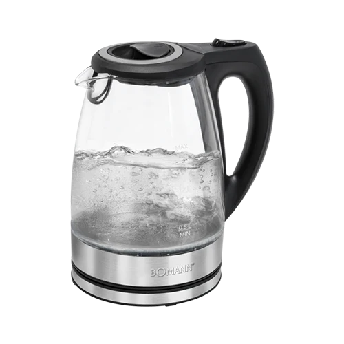 Bomann WKS 6032 G CB Glas-Wasserkocher 1,7L LED