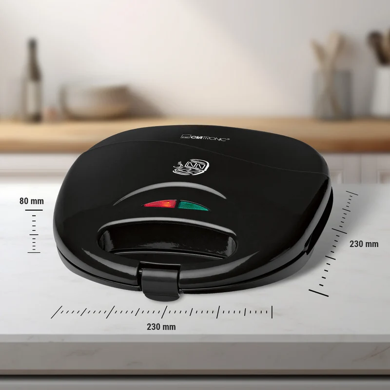 Clatronic Sandwichtoaster ST 3477 Schwarz