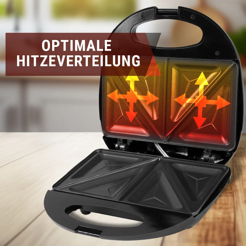 Clatronic Sandwichtoaster ST 3477 Schwarz