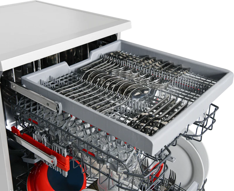 SHARP QW-NA1FF45DW Freestanding 60cm Dishwasher 16PS 45 db D Class with Multifunctional rack
