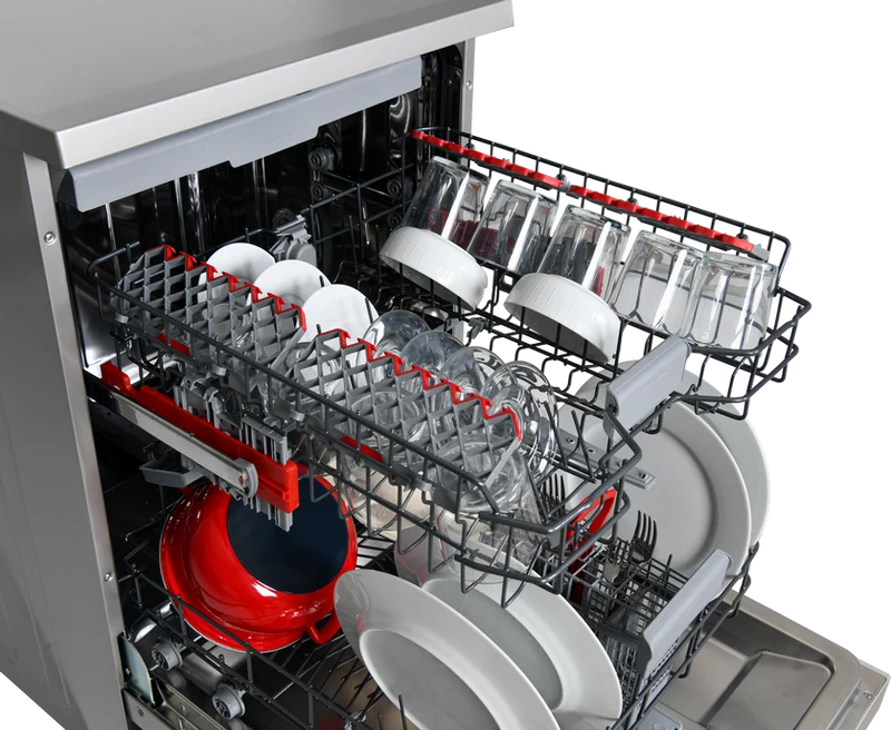 SHARP QW-NA1FF45DI Freestanding 60cm Dishwasher 16PS 45 db D Class with Multifunctional rack