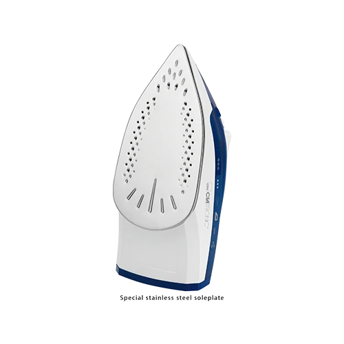 Clatronic DB 3704 Dampfbügeleisen Weiß/Blau