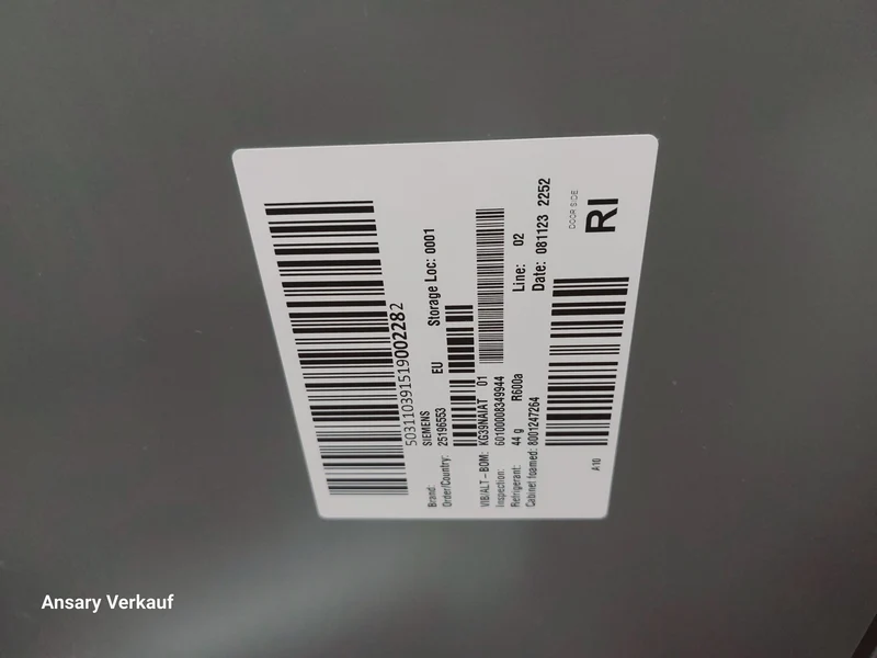 **GEBRAUCHT** SIEMENS Kühlgefrierkombination KG39NAIAT