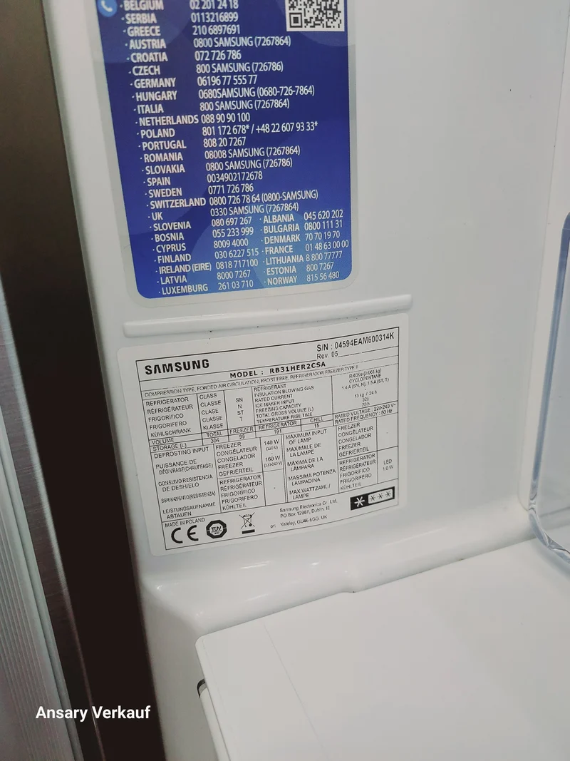 **GEBRAUCHT** SAMSUNG Kühlgefrierkombination RB31HER2CSA
