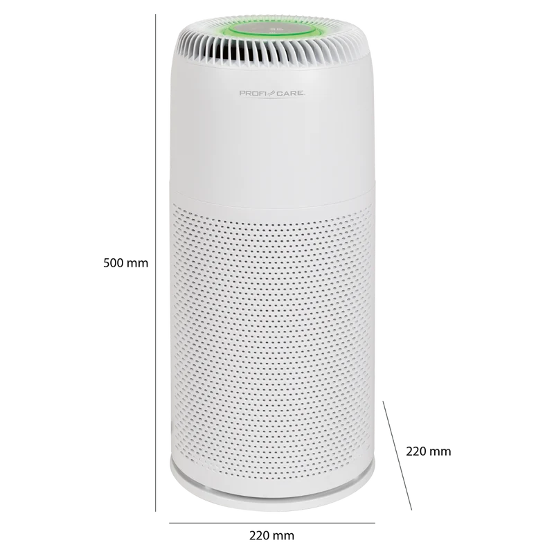 ProfiCare PC-LR 3083 Luftreiniger Weiß HEPA-Filter