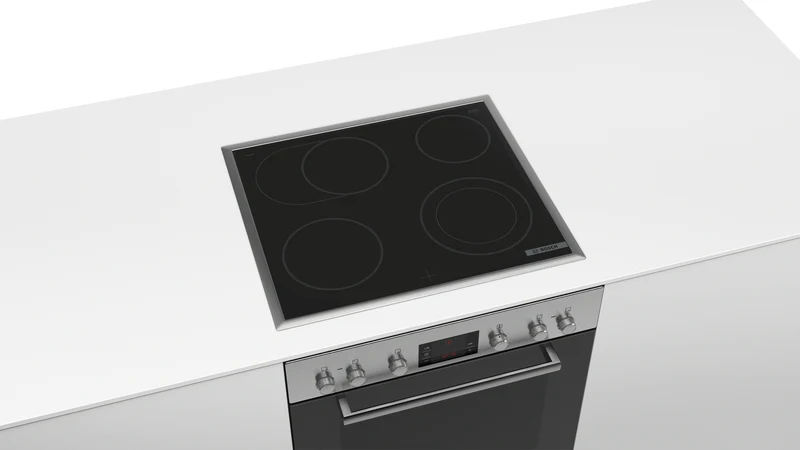 Bosch MKH63SKLE Exclusiv Herd-Set Backofen mit Cerankochfeld Edelstahl