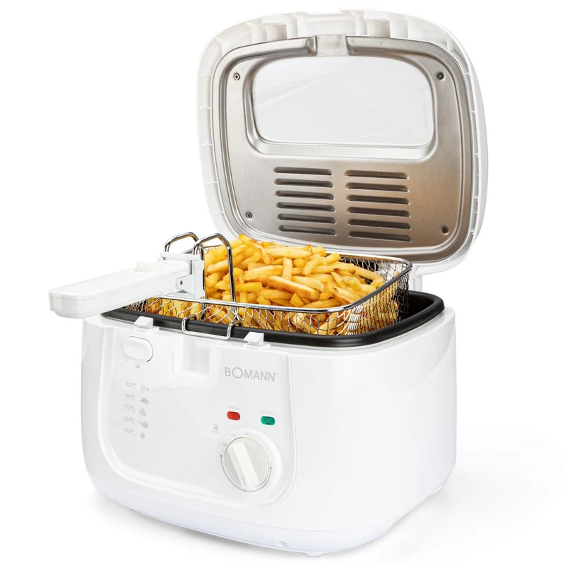 Bomann FR 6051 CB Fritteuse 2,5L Weiß