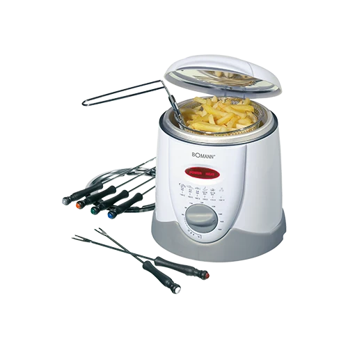 BOMANN Fondue-Fritteuse FFR 1290 CB weiß 1L