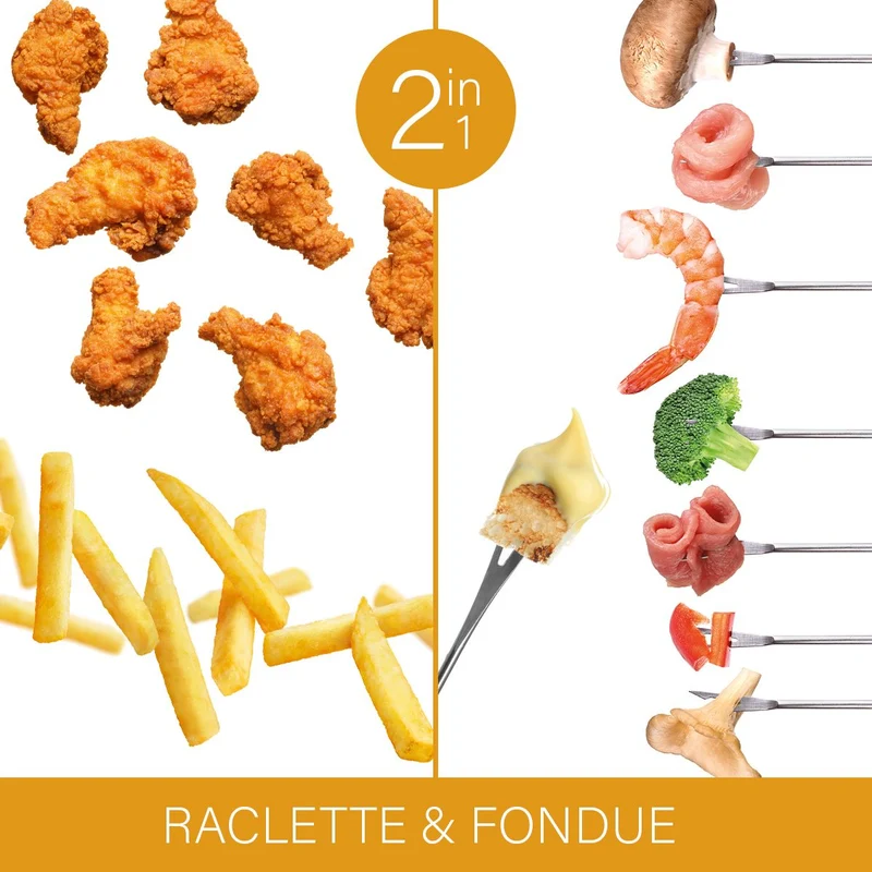 BOMANN Fondue-Fritteuse FFR 1290 CB weiß 1L