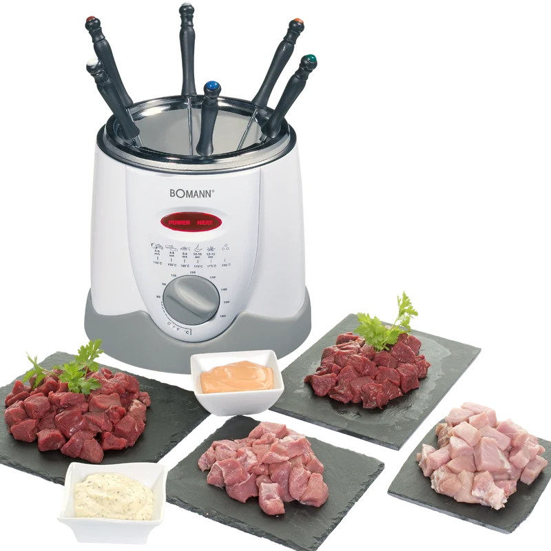 BOMANN Fondue-Fritteuse FFR 1290 CB weiß 1L