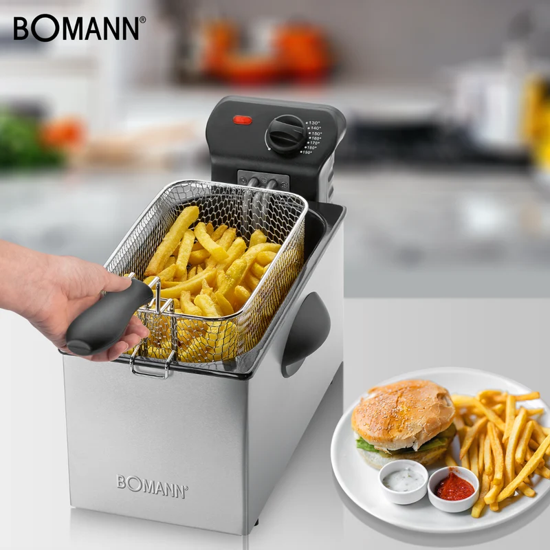 Bomann FR 2264 CB Fritteuse 3L Schwarz