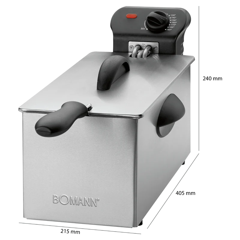 Bomann FR 2264 CB Fritteuse 3L Schwarz