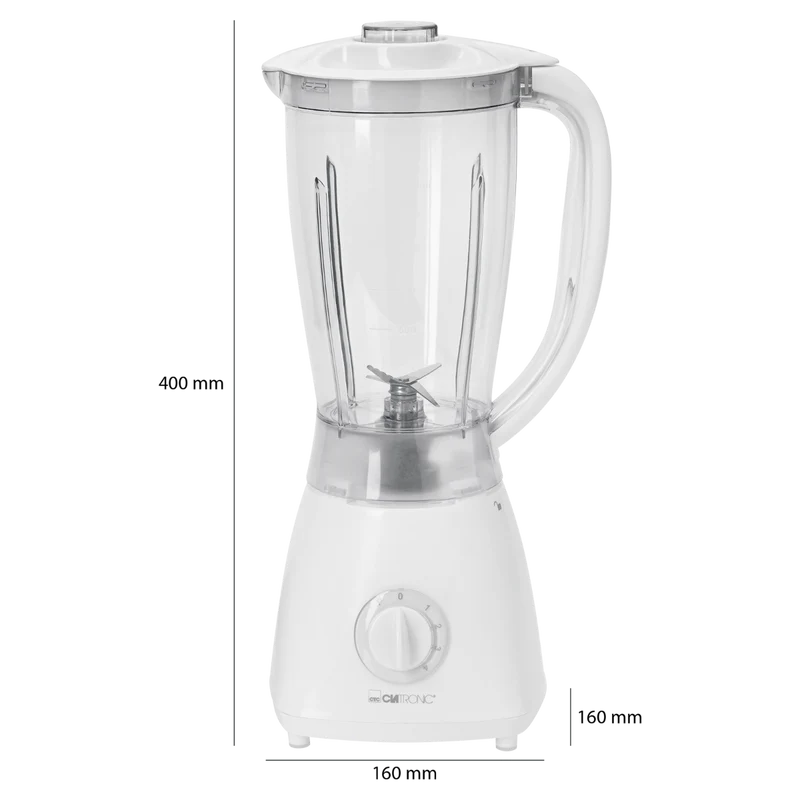 Clatronic UM 3470 Standmixer Weiß 1,5L