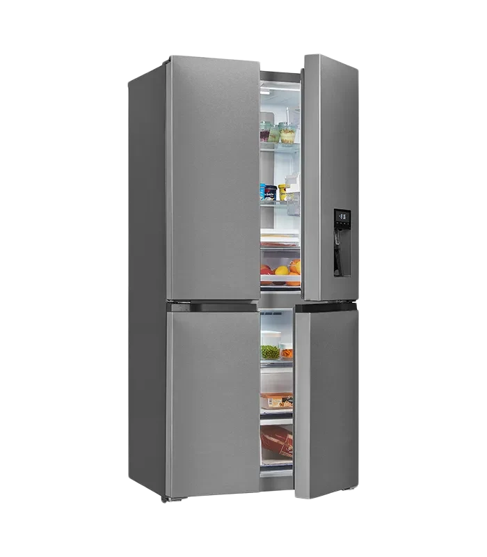 Exquisit MD430-100-WS-200E French Door Kühlschrank 430L Inoxlook NoFrost