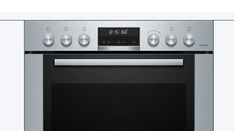 Bosch MKH65SP1 Exclusiv Herd-Set Backofen mit Cerankochfeld Edelstahl