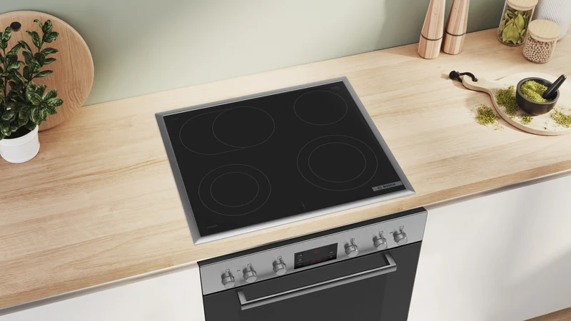 Bosch MKH63SP2 Exclusiv Herd-Set Backofen mit Cerankochfeld Edelstahl
