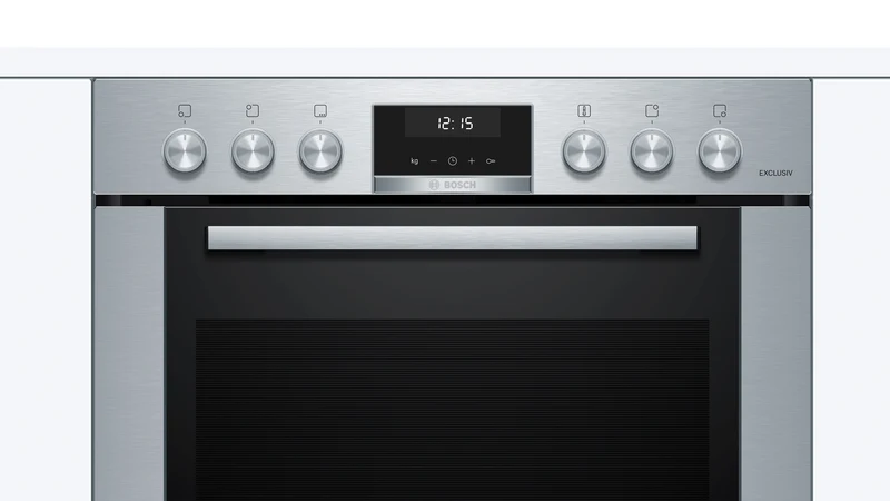 Bosch MKH65SK1 Exclusiv Herd-Set Backofen mit Cerankochfeld Edelstahl