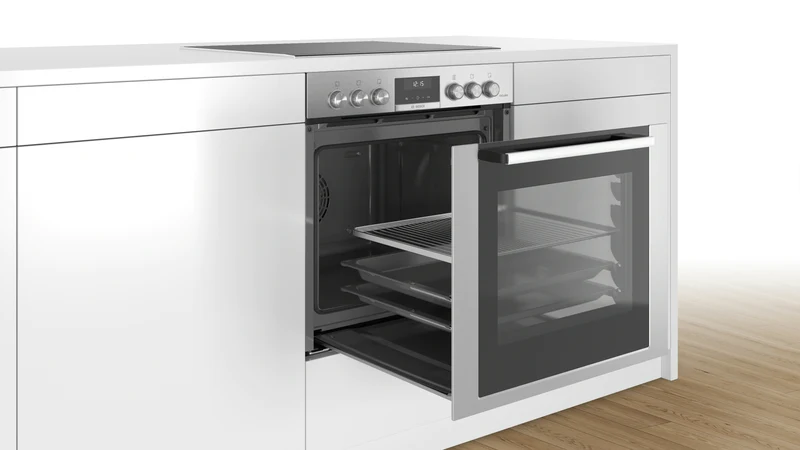 Bosch MKH65SK1 Exclusiv Herd-Set Backofen mit Cerankochfeld Edelstahl