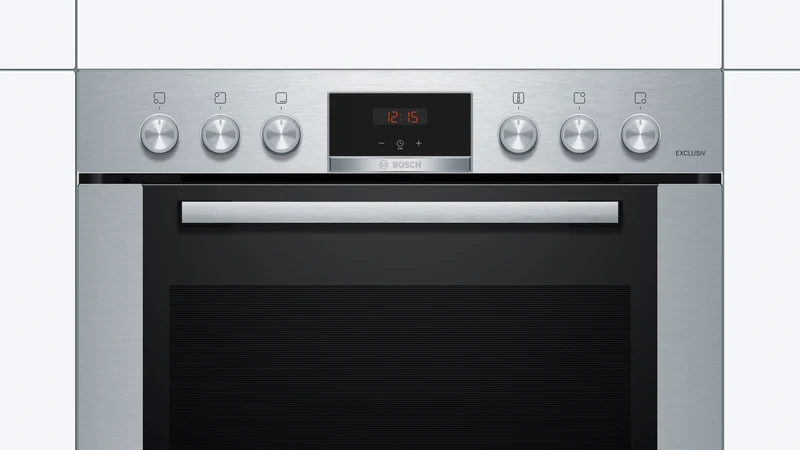 Bosch MKH43SD0 Exclusiv Herd-Set Backofen mit Cerankochfeld Edelstahl