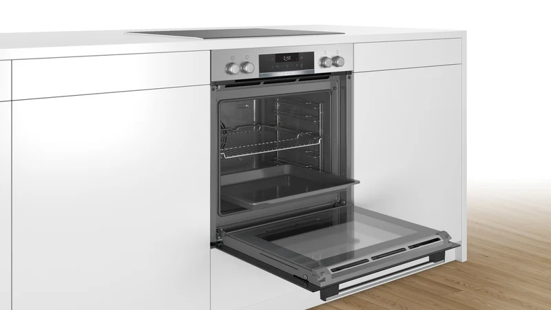 Bosch MKH23SPF4 Exclusiv Herd-Set Backofen mit Cerankochfeld Edelstahl
