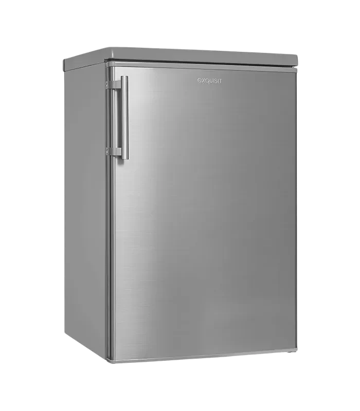 Exquisit KS16-4-HE-040E Kühlschrank 109L Inox-Look