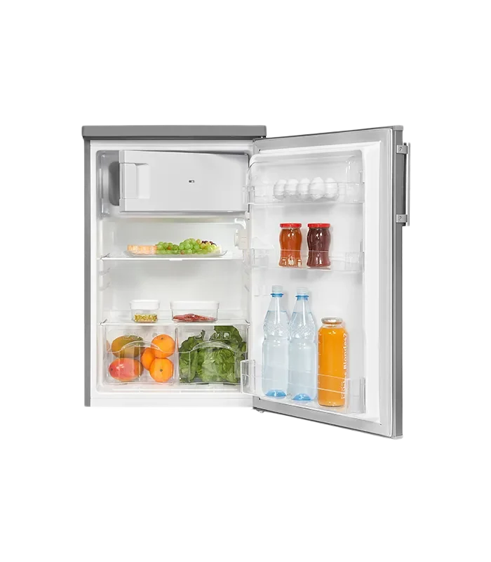 Exquisit KS16-4-HE-040E Kühlschrank 109L Inox-Look