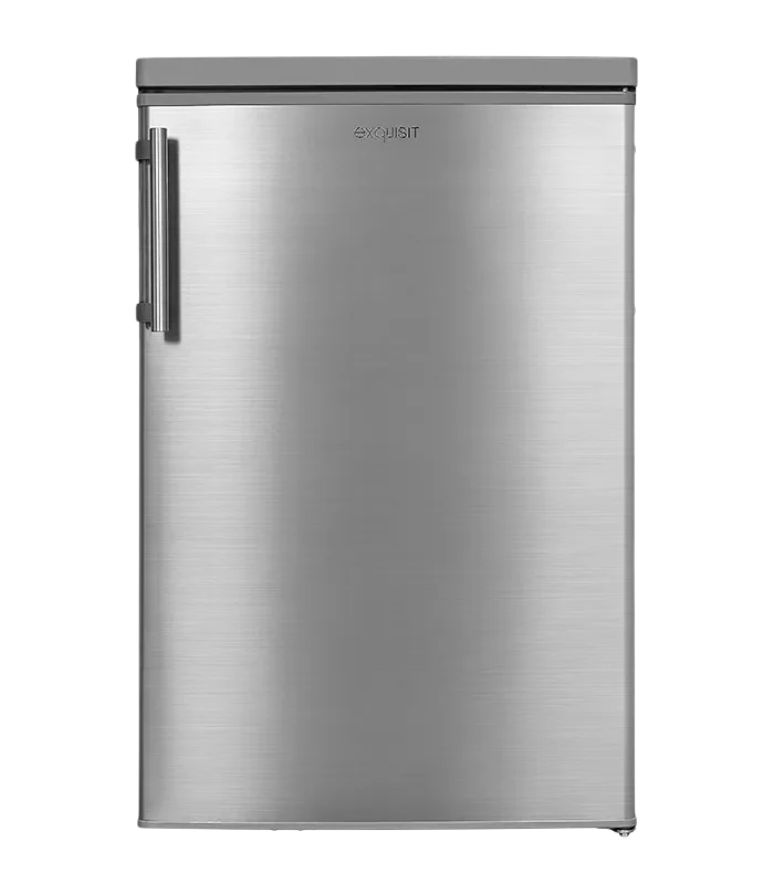 Exquisit KS16-4-HE-040E Kühlschrank 109L Inox-Look