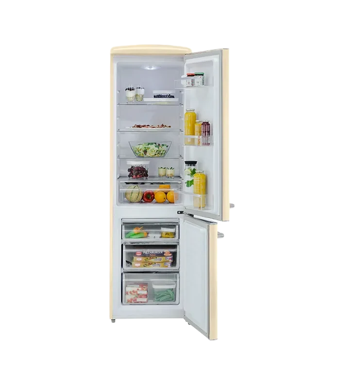 Exquisit RKGC250-70-H-160E Kühl-Gefrierkombination 244L Magnolienweiß