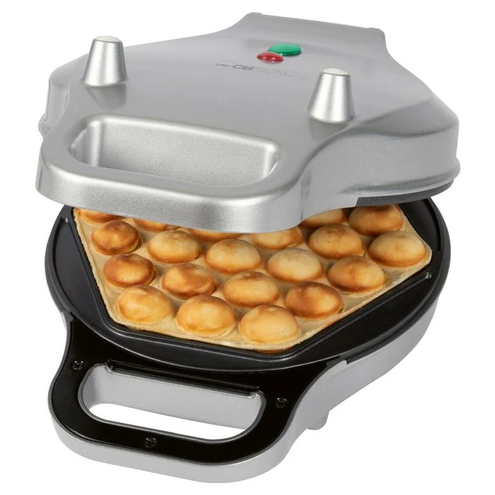 Clatronic Waffelautomat WA 3772 Silber Antihaftbeschichtet