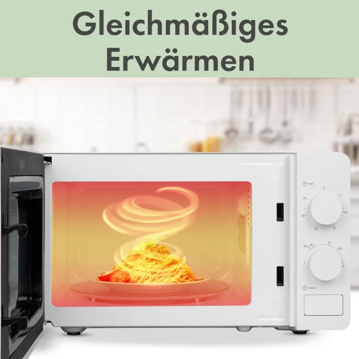 Bomann Mikrowelle MW 6014 CB Weiß 20L 700W