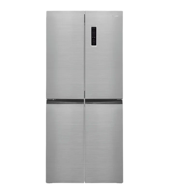 Exquisit MD365-125-040D Kühl-Gefrier-Kombination 365L Inoxlook