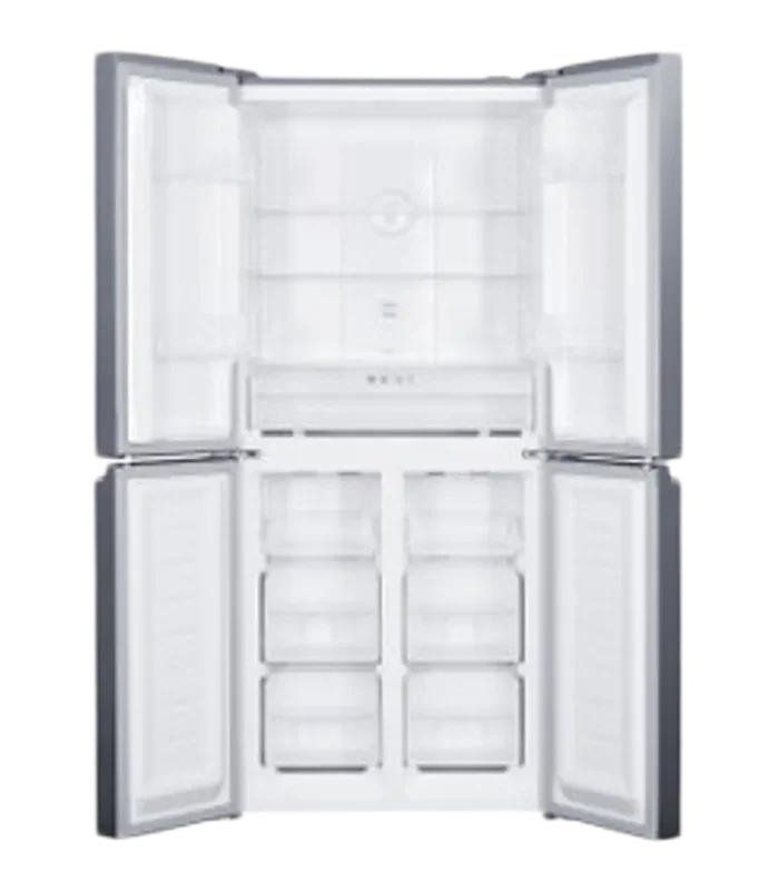 Exquisit MD365-125-040D Kühl-Gefrier-Kombination 365L Inoxlook