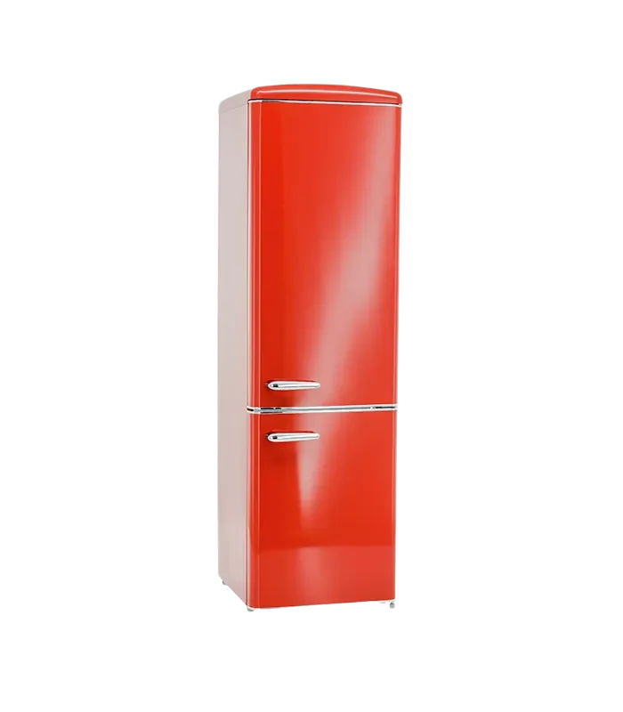 Exquisit RKGC250-70-H-160E Retro Kühl-Gefrier-Kombi 250L Rot