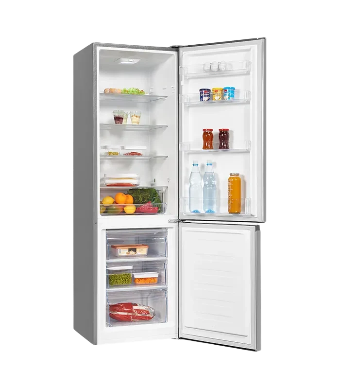 Exquisit KGC265-70-010E Kühl-Gefrierkombination 269L Inox-Look