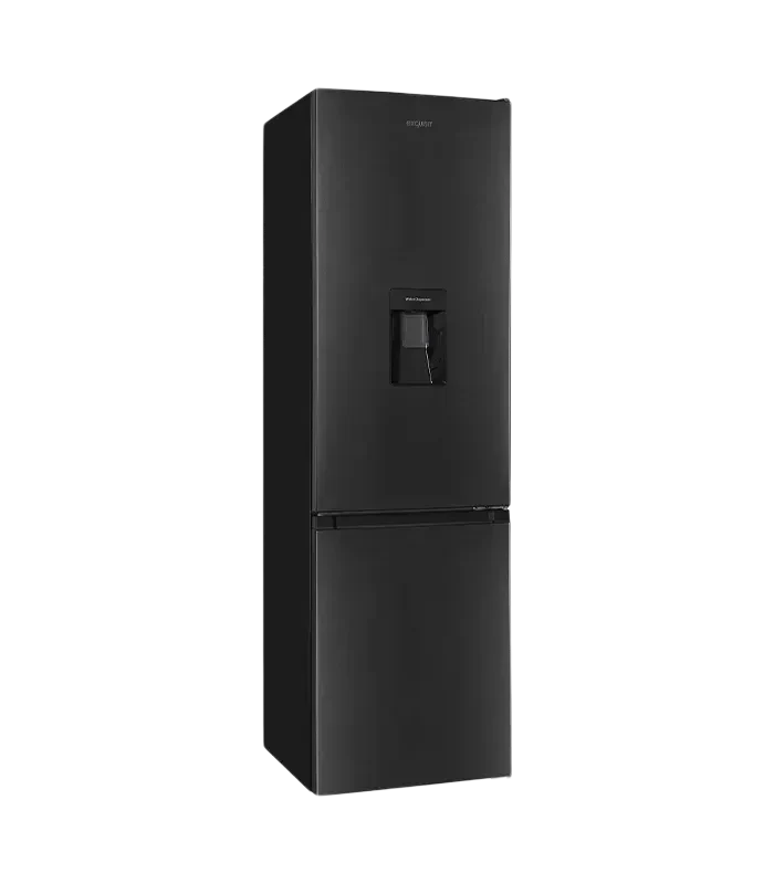 Exquisit KGC265-70-WS-040E Kühl-Gefrierkombination 260L Inox Anthrazit