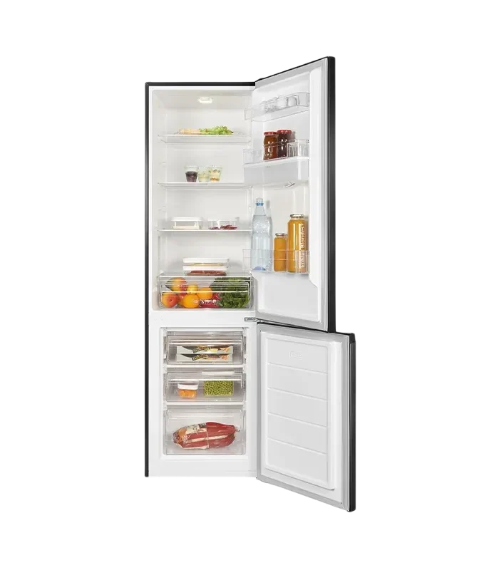 Exquisit KGC265-70-WS-040E Kühl-Gefrierkombination 260L Inox Anthrazit