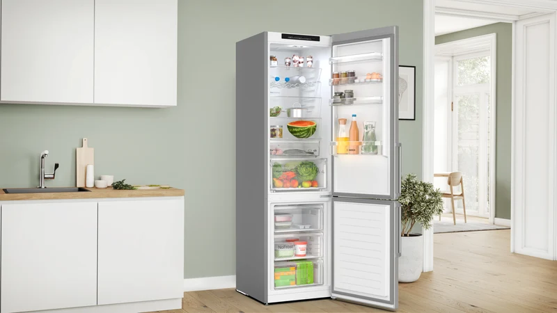 Bosch KGN39VICT Kühl-Gefrierkombination 368L Edelstahl NoFrost